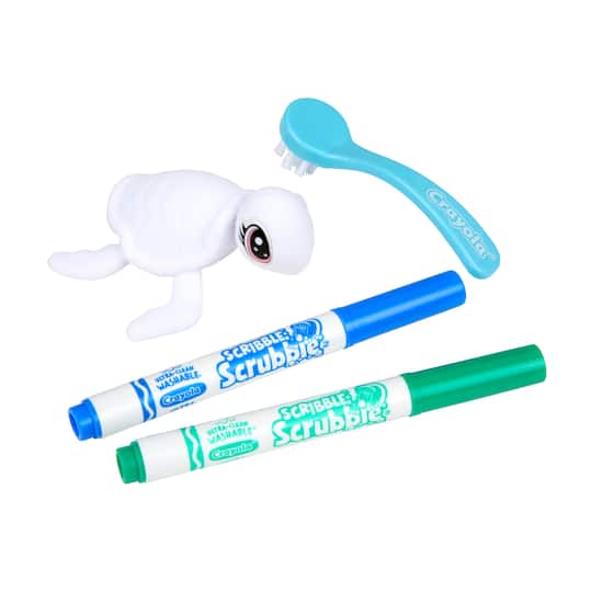 Assorted Scribble Scrubbie® Ocean Pets Washable Pet Figurine